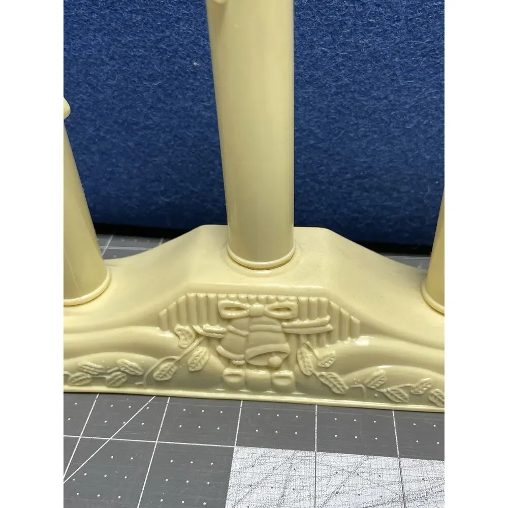 2 Candelabra‎ 3 Light Window Electric Candolier Plastic Drip Christmas